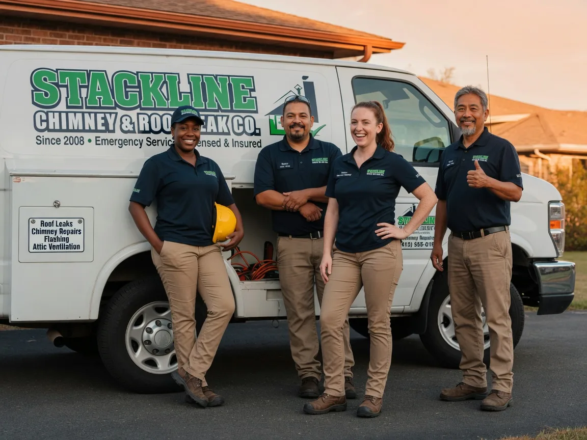 Chimney flashing repair company in Graford, TX